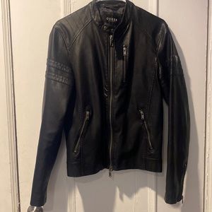 Guess Faux leather biker jacket